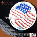 custom made pin badges/ country flag lapel pin USA